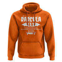 Halloween Dad Hoodie Dadcula Tax Portion Of Kids Candy Vampire
