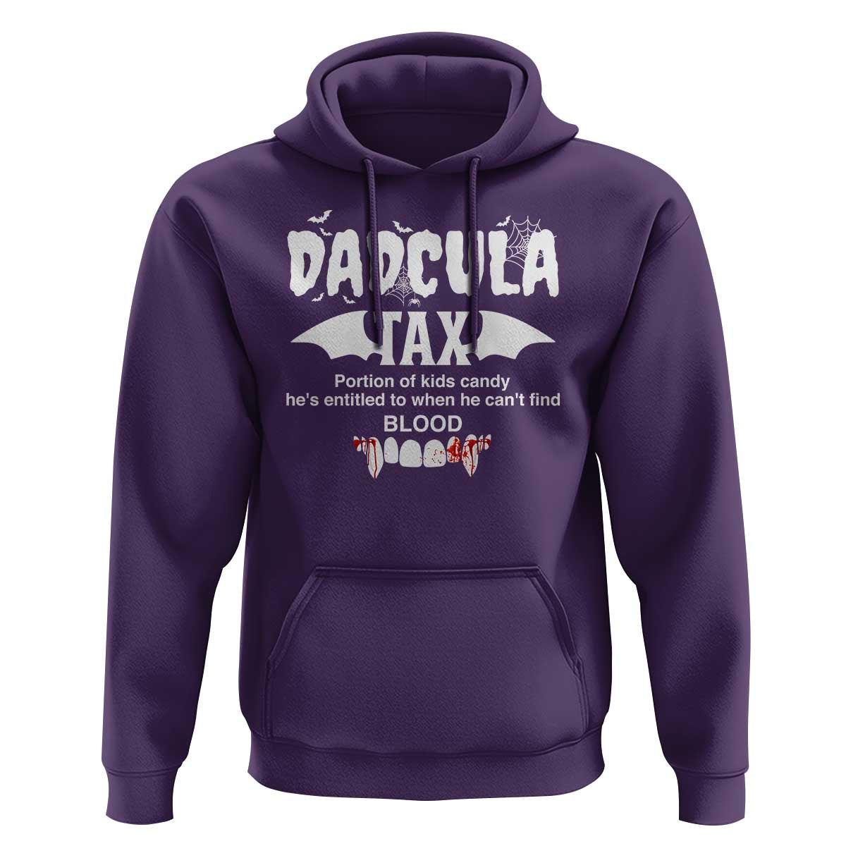 Halloween Dad Hoodie Dadcula Tax Portion Of Kids Candy Vampire