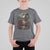 Halloween T Shirt For Kid Creepy Mona Lisa Satan Pentagram Leonardo da Vinci - Wonder Print Shop