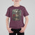 Halloween T Shirt For Kid Creepy Mona Lisa Satan Pentagram Leonardo da Vinci - Wonder Print Shop