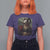 Halloween T Shirt For Women Creepy Mona Lisa Satan Pentagram Leonardo da Vinci - Wonder Print Shop