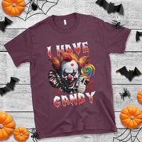 Halloween T Shirt I Have Candy Scary Creepy Clown Lolipop - Wonder Print Shop