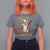 Spooky Cow Halloween T Shirt For Women Moo I Mean Boo Funny Ghost Heifer - Wonder Print Shop