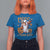 Spooky Cow Halloween T Shirt For Women Moo I Mean Boo Funny Ghost Heifer - Wonder Print Shop