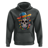 Day Of The Dead Hoodie Sugar Skull Dia De Los Muertos Halloween Flower