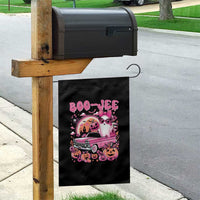Funny Halloween Garden Flag Boo Jee Pink Ghost Boujee Pumpkin Haunted House - Wonder Print Shop