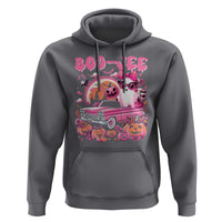 Funny Halloween Hoodie Boo Jee Pink Ghost Boujee Pumpkin Haunted House