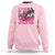 Breast Cancer Awareness Murderers Sweatshirt In October We Wear Pink Vintage Flower - Wonder Print Shop