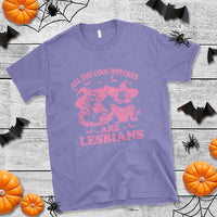 Halloween LGBT T Shirt All The Cool Witches Are Lesbians Spooky Season - Wonder Print Shop