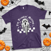 Funny Halloween T Shirt I'm Freakin' Melting Ice Cream Scream Bat - Wonder Print Shop
