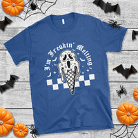 Funny Halloween T Shirt I'm Freakin' Melting Ice Cream Scream Bat - Wonder Print Shop