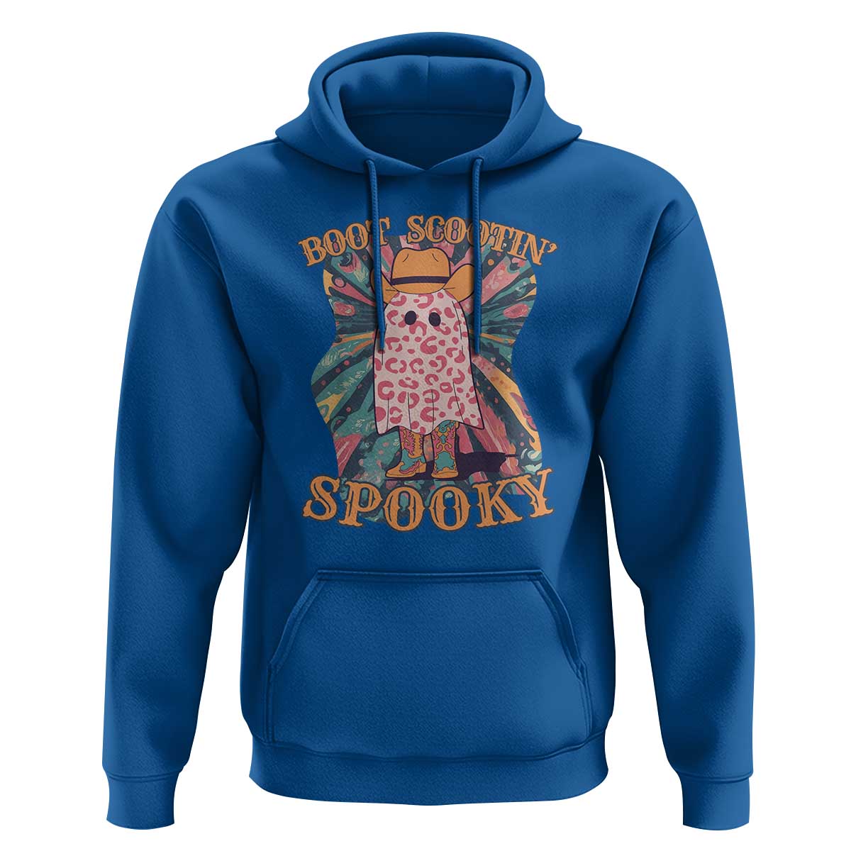Halloween Western Hoodie Boot Scootin' Spooky Cute Country Cowboy Ghost