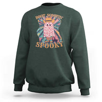 Halloween Western Sweatshirt Boot Scootin' Spooky Cute Country Cowboy Ghost - Wonder Print Shop