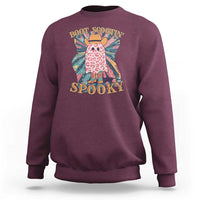 Halloween Western Sweatshirt Boot Scootin' Spooky Cute Country Cowboy Ghost - Wonder Print Shop