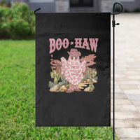 Halloween Western Garden Flag Boo Haw Cute Country Cowboy Ghost - Wonder Print Shop