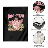 Halloween Western Garden Flag Boo Haw Cute Country Cowboy Ghost - Wonder Print Shop