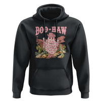 Halloween Western Hoodie Boo Haw Cute Country Cowboy Ghost