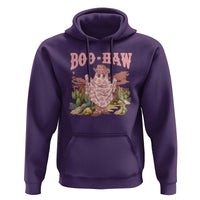 Halloween Western Hoodie Boo Haw Cute Country Cowboy Ghost