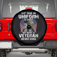 Veterans Spare Tire Cover My Time In Uniform Is Over But Being A Veteran Never Dies