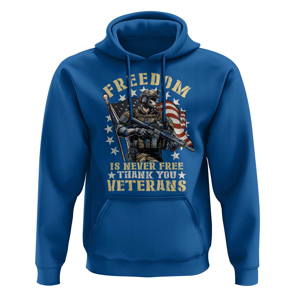 Veterans Hoodie Freedom Is Never Free Thank You Veterans American Flag Military