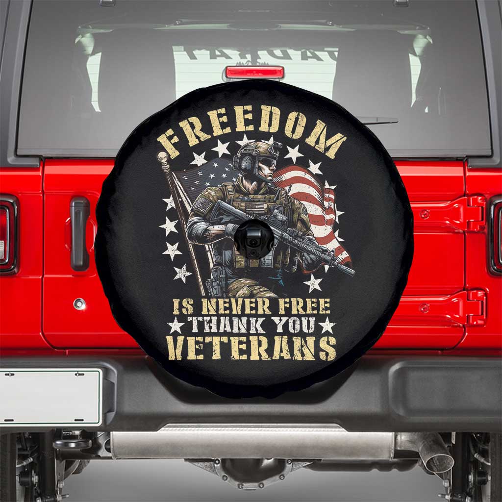 Veterans Spare Tire Cover Freedom Is Never Free Thank You Veterans American Flag Military