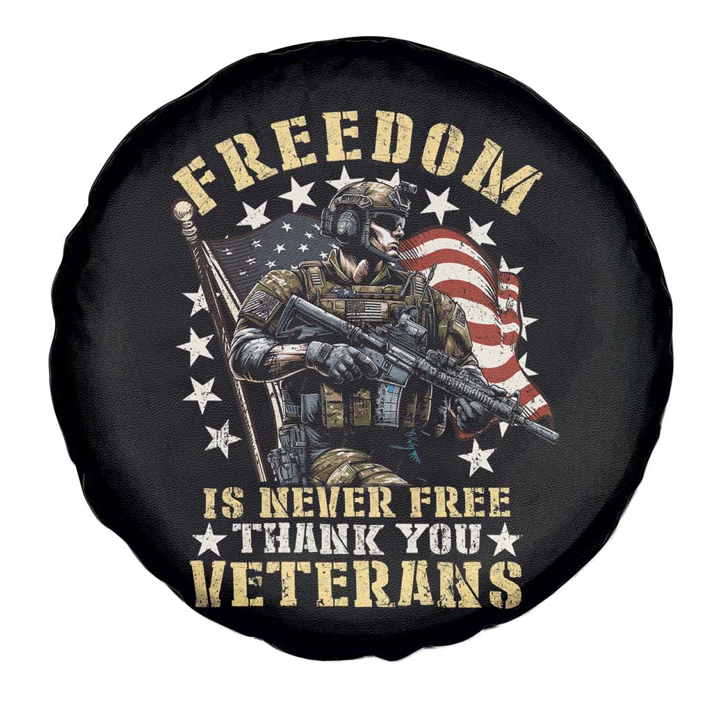 Veterans Spare Tire Cover Freedom Is Never Free Thank You Veterans American Flag Military