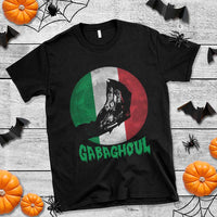 Funny Halloween T Shirt Gabaghoul Zombie Hand Moon Italian Flag Moon - Wonder Print Shop