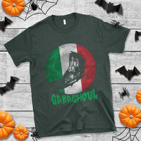 Funny Halloween T Shirt Gabaghoul Zombie Hand Moon Italian Flag Moon - Wonder Print Shop