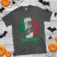 Funny Halloween T Shirt Gabaghoul Zombie Hand Moon Italian Flag Moon - Wonder Print Shop
