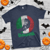 Funny Halloween T Shirt Gabaghoul Zombie Hand Moon Italian Flag Moon - Wonder Print Shop
