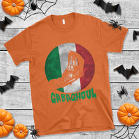Funny Halloween T Shirt Gabaghoul Zombie Hand Moon Italian Flag Moon - Wonder Print Shop