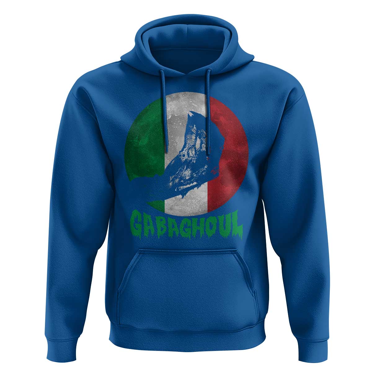 Funny Halloween Hoodie Gabaghoul Zombie Hand Moon Italian Flag Moon