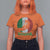 Funny Halloween T Shirt For Women Gabaghoul Zombie Hand Moon Italian Flag Moon - Wonder Print Shop