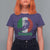 Funny Halloween T Shirt For Women Gabaghoul Zombie Hand Moon Italian Flag Moon - Wonder Print Shop