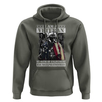 Veterans Hoodie I Am A Veteran My Oath Of Enlistment Has No Expiration Date Military