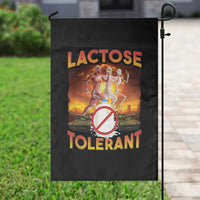 Funny Lactose Tolerant Garden Flag Ironic Sarcastic Funny Humor Cringe Meme - Wonder Print Shop