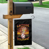 Funny Lactose Tolerant Garden Flag Ironic Sarcastic Funny Humor Cringe Meme - Wonder Print Shop