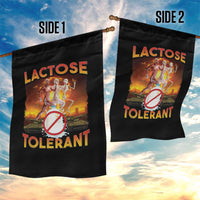 Funny Lactose Tolerant Garden Flag Ironic Sarcastic Funny Humor Cringe Meme - Wonder Print Shop