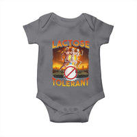 Funny Lactose Tolerant Baby Onesie Ironic Sarcastic Funny Humor Cringe Meme - Wonder Print Shop