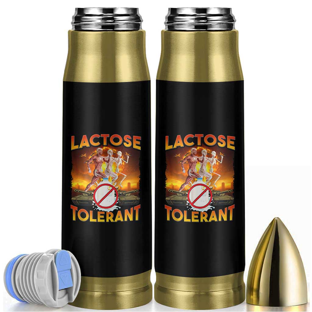 Funny Lactose Tolerant Bullet Tumbler Ironic Sarcastic Funny Humor Cringe Meme - Wonder Print Shop