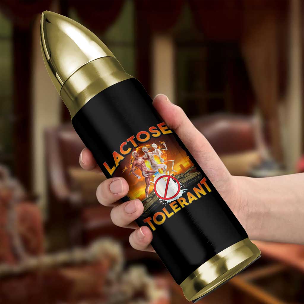 Funny Lactose Tolerant Bullet Tumbler Ironic Sarcastic Funny Humor Cringe Meme - Wonder Print Shop