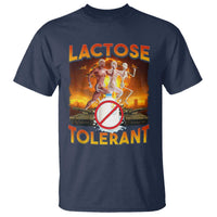 Funny Lactose Tolerant T Shirt Ironic Sarcastic Funny Humor Cringe Meme - Wonder Print Shop