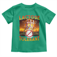 Funny Lactose Tolerant Toddler T Shirt Ironic Sarcastic Funny Humor Cringe Meme - Wonder Print Shop