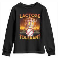 Funny Lactose Tolerant Youth Sweatshirt Ironic Sarcastic Funny Humor Cringe Meme - Wonder Print Shop