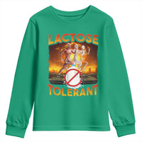 Funny Lactose Tolerant Youth Sweatshirt Ironic Sarcastic Funny Humor Cringe Meme - Wonder Print Shop