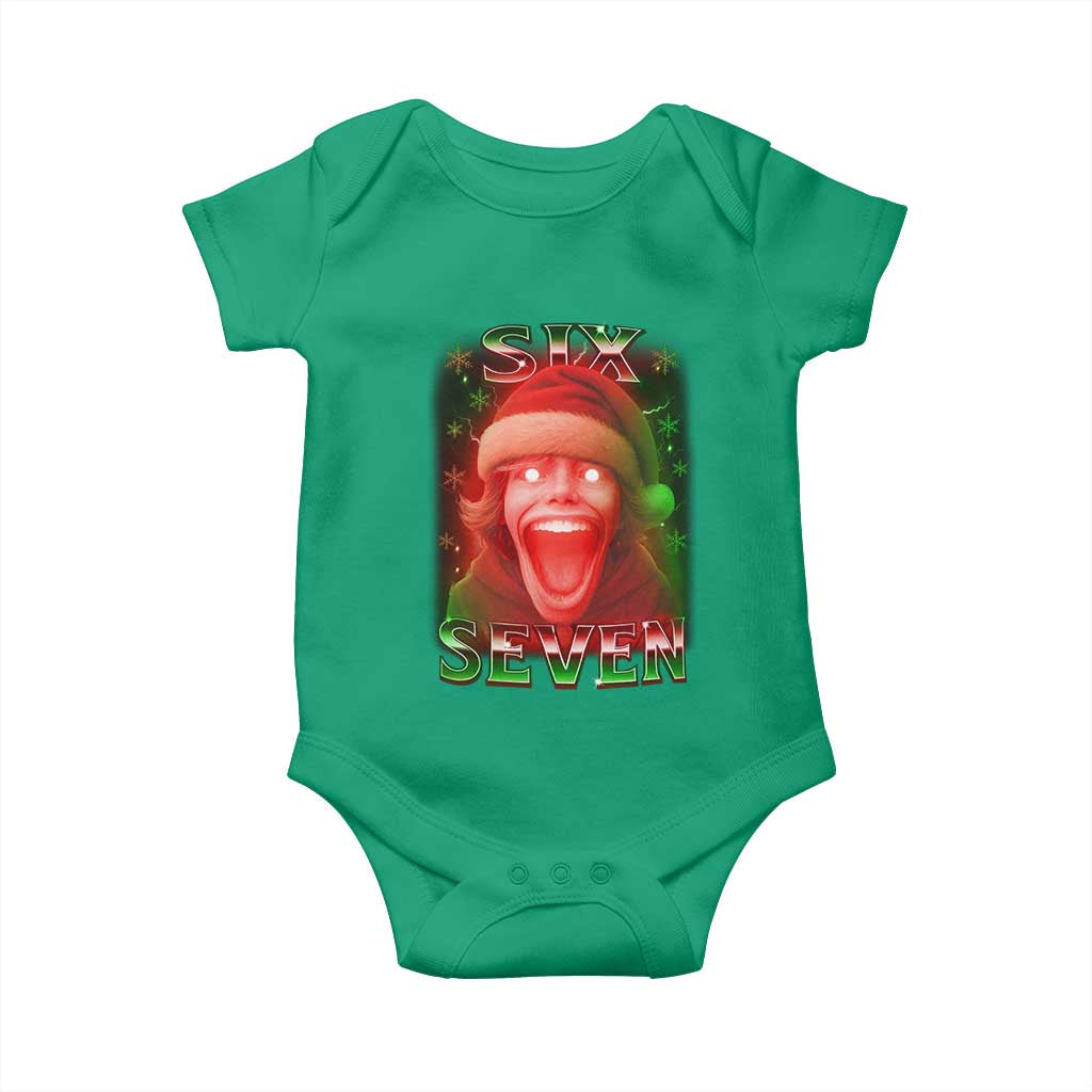 67 Six Seven Christmas Meme Baby Onesie The Mason 67 Kid Gen Alpha Slang - Wonder Print Shop