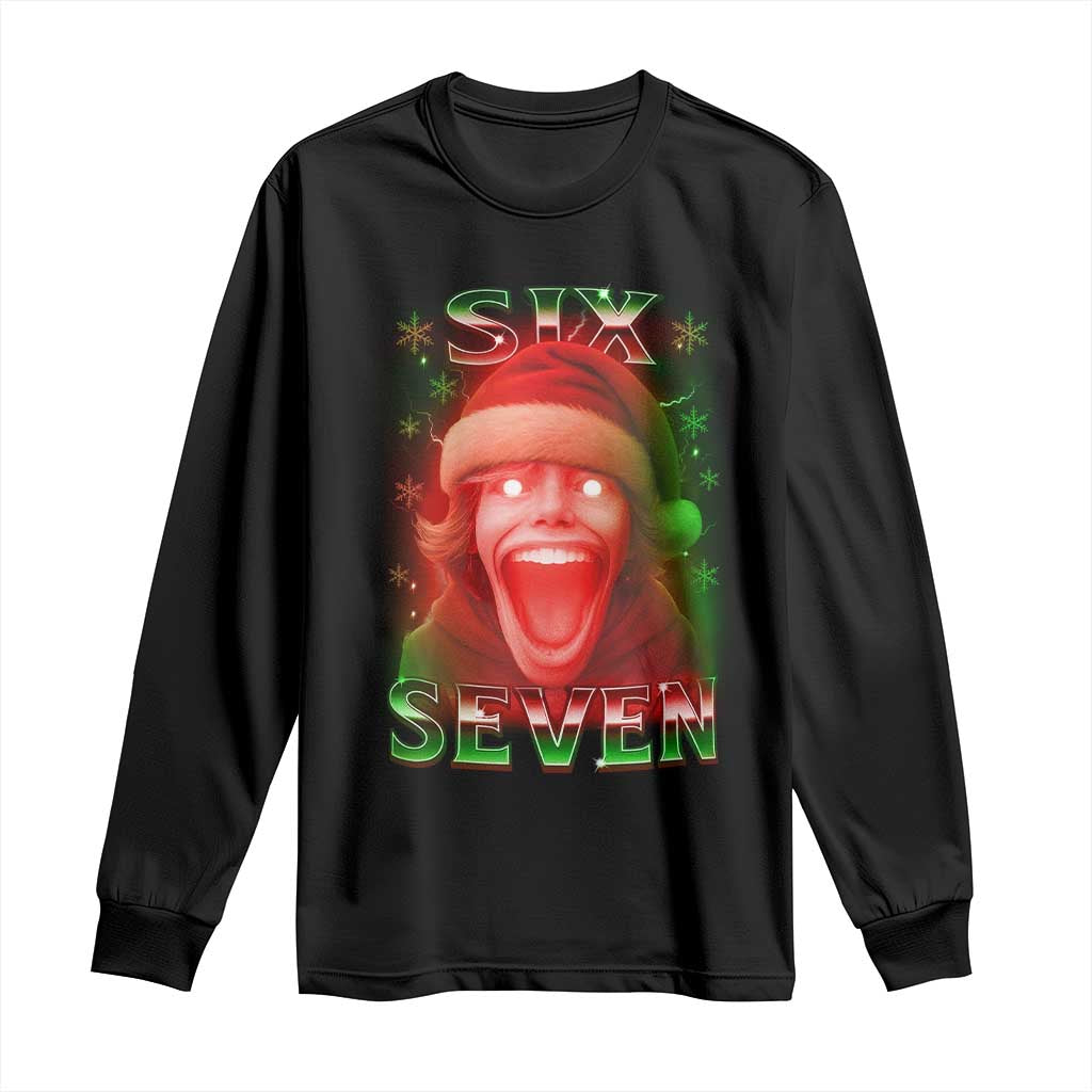 67 Six Seven Christmas Meme Long Sleeve Shirt The Mason 67 Kid Gen Alpha Slang - Wonder Print Shop