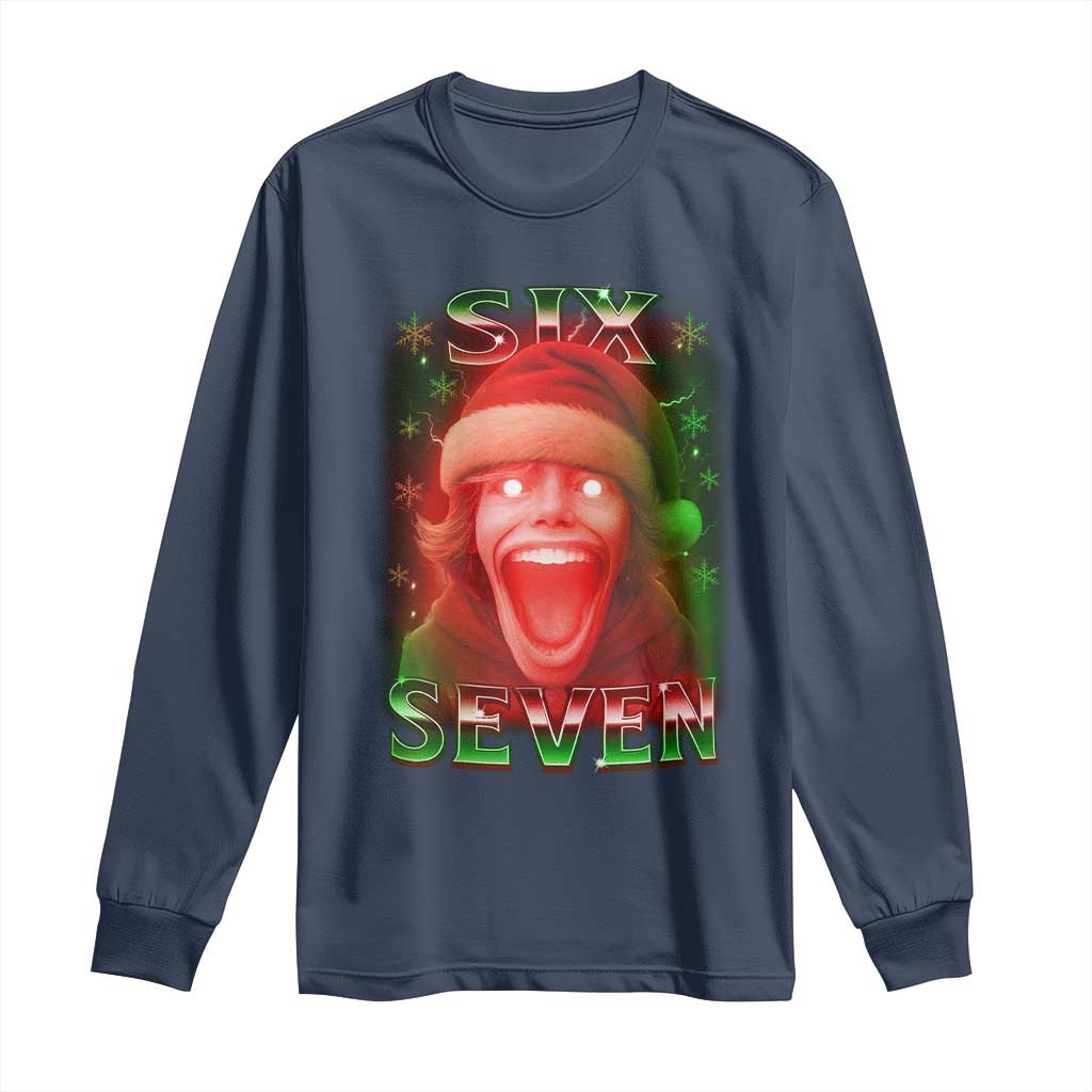 67 Six Seven Christmas Meme Long Sleeve Shirt The Mason 67 Kid Gen Alpha Slang - Wonder Print Shop