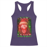 67 Six Seven Christmas Meme Racerback Tank Top The Mason 67 Kid Gen Alpha Slang - Wonder Print Shop