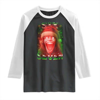 67 Six Seven Christmas Meme Raglan Shirt The Mason 67 Kid Gen Alpha Slang - Wonder Print Shop